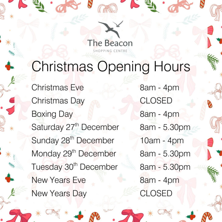 The Beacon Centre Christmas Opening Hours