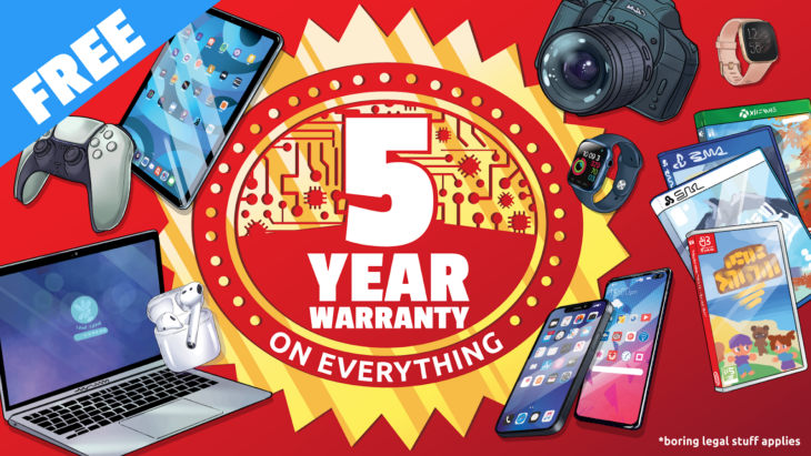 Image of CEX 5 year warranty